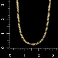14K Yellow Gold Estate Bismark Link Chain