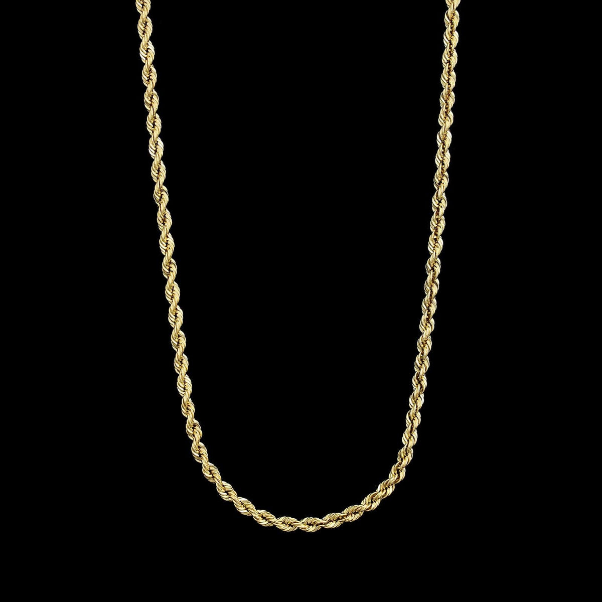 14K Yellow Gold Estate Rope Chain