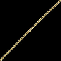 14K Yellow Gold Estate Rope Chain