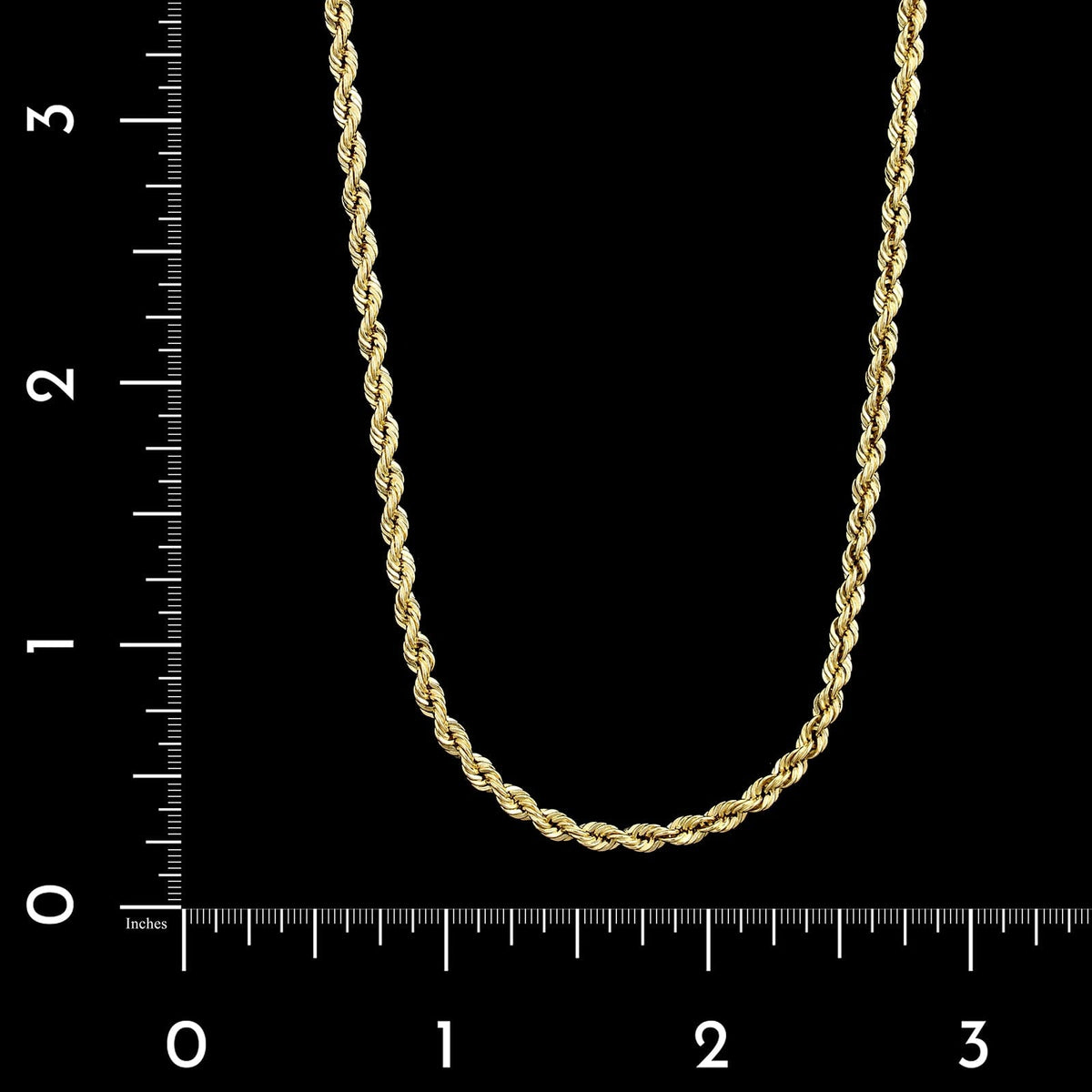 14K Yellow Gold Estate Rope Chain
