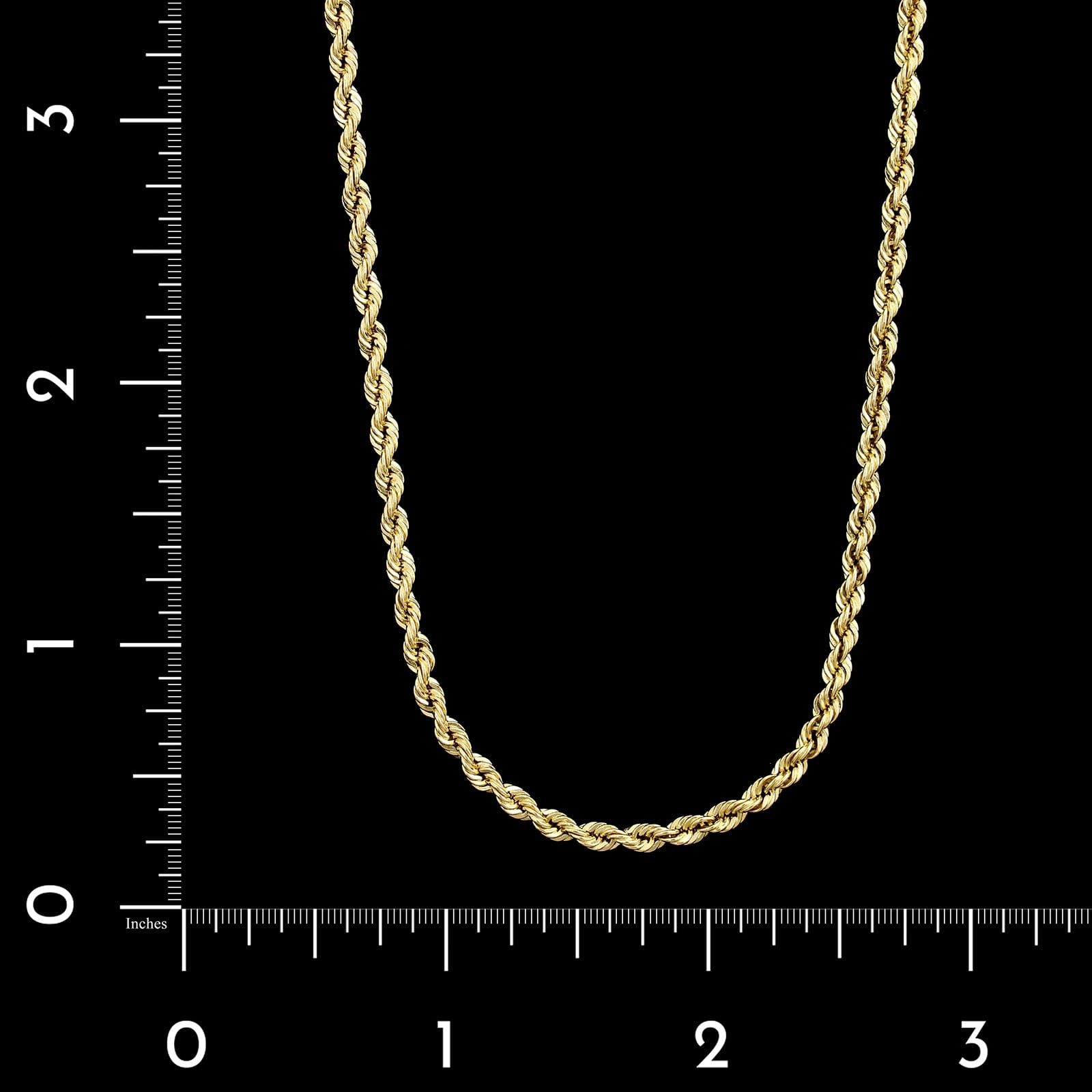 14K Yellow Gold Estate Rope Chain