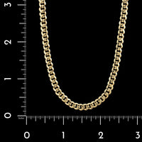 14K Yellow Gold Estate Curb Link Chain