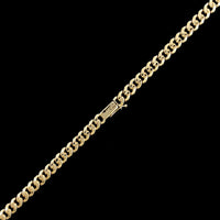 14K Yellow Gold Estate Curb Link Chain