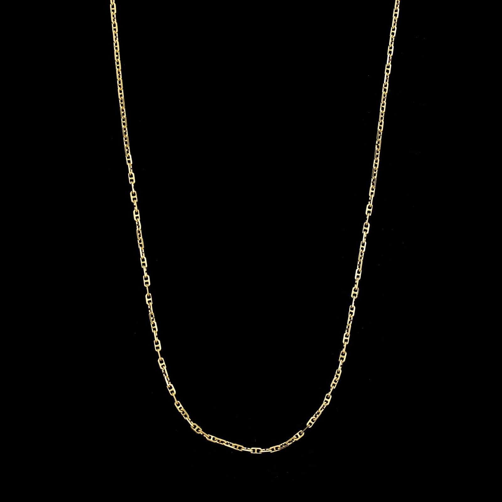 18K Yellow Gold Anchor Link Chain