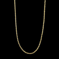14K Yellow Gold Estate Rope Chain