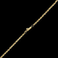 14K Yellow Gold Estate Rope Chain