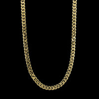 18K Yellow Gold Estate Curb Link Chain