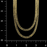 18K Yellow Gold Estate Curb Link Chain