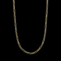 14K Yellow Gold Estate Figaro Chain