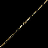 14K Yellow Gold Estate Figaro Chain