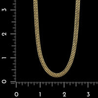 18K Yellow Gold Estate Curb Link Chain