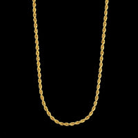 22K Yellow Gold Estate Rope Chain