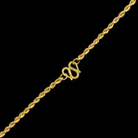 22K Yellow Gold Estate Rope Chain