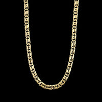 18K Yellow Gold Estate Fancy Link Chain