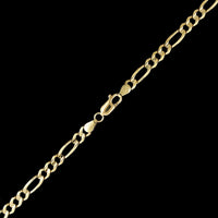 14K Yellow Gold Estate Figaro Link Chain