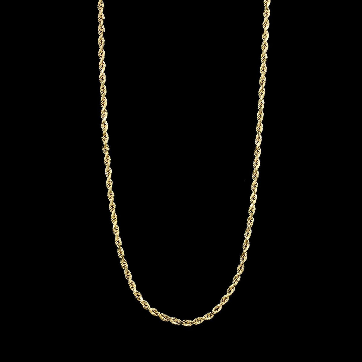 14K Yellow Gold Estate Rope Chain
