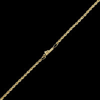 14K Yellow Gold Estate Rope Chain