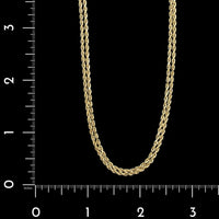 14K Yellow Gold Estate Rope Chain