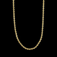 18K Yellow Gold Estate Rope Chain