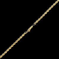 18K Yellow Gold Estate Rope Chain