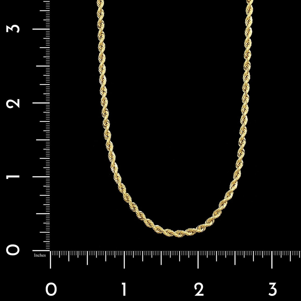 18K Yellow Gold Estate Rope Chain