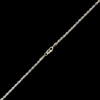 14K White Gold Estate Rope Chain