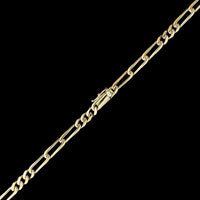 14K Yellow Gold Estate Figaro Chain