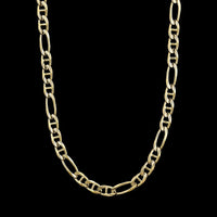 14K Yellow Gold Estate Figaro Mariner Link Chain