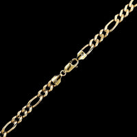 14K Yellow Gold Estate Figaro Link Chain