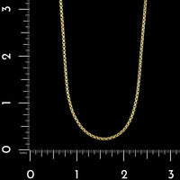 14K Yellow Gold Estate Box Chain