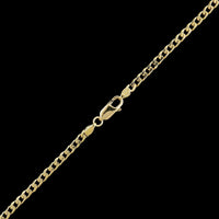 18K Yellow Gold Estate Cuban Link Chain