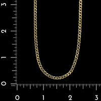 18K Yellow Gold Estate Cuban Link Chain