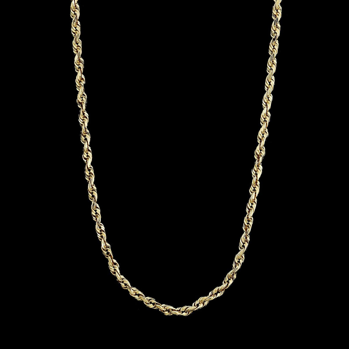 14K Yellow Gold Estate Rope Chain