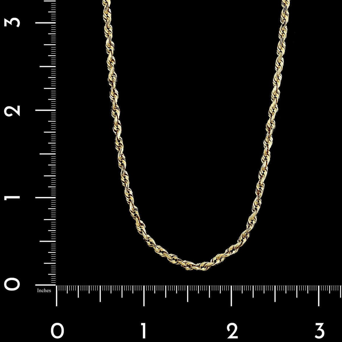 14K Yellow Gold Estate Rope Chain