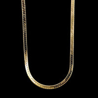 14K Yellow Gold Estate Herringbone Chain