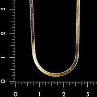 14K Yellow Gold Estate Herringbone Chain