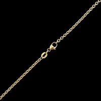 18K Yellow Gold Estate Oval Link Chain