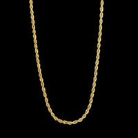 24K Yellow Gold Estate Rope Chain