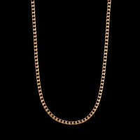 14K Rose Gold Estate Fancy Link Chain