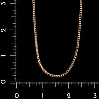 14K Rose Gold Estate Fancy Link Chain