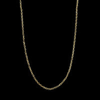 14K Yellow Gold Estate Twisted Link Chain