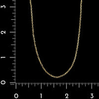 14K Yellow Gold Estate Twisted Link Chain