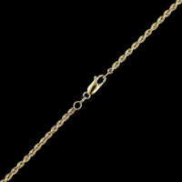 14K Yellow Gold Estate Rope Chain