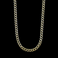 14K Yellow Gold Estate Curb Link Chain