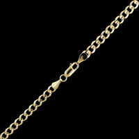 14K Yellow Gold Estate Curb Link Chain