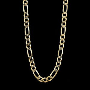 14K Yellow Gold Estate Figaro Link Chain