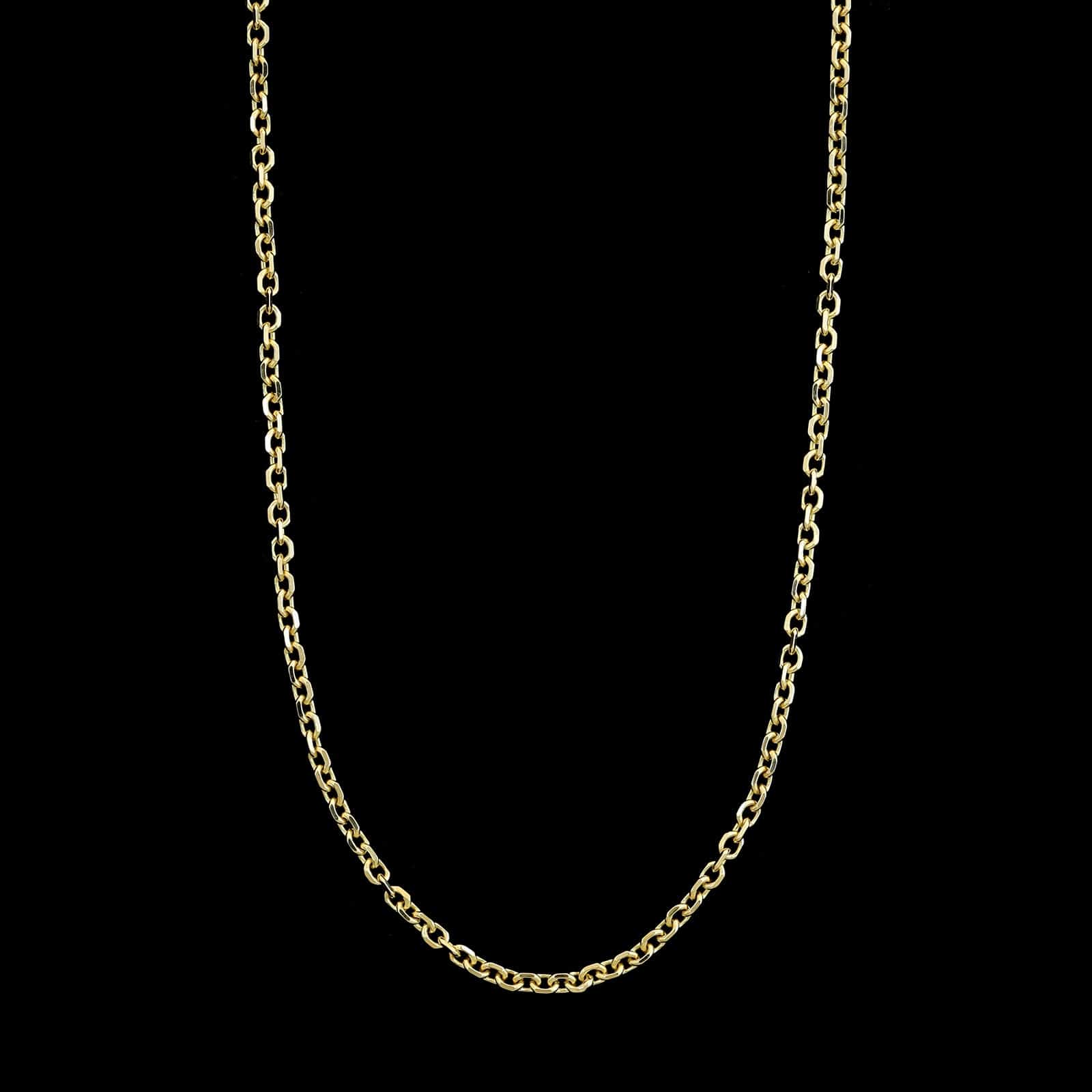 14K Yellow Gold estate Oval Link Chain
