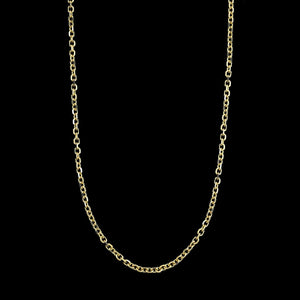 14K Yellow Gold estate Oval Link Chain