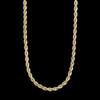 14K Yellow Gold Estate Rope Chain