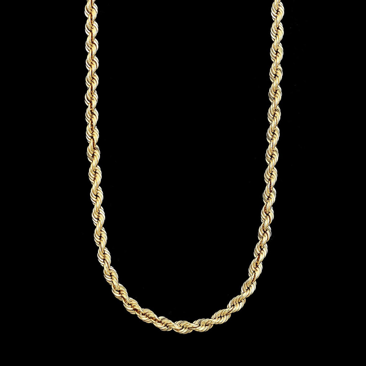 14K Yellow Gold Estate Rope Chain